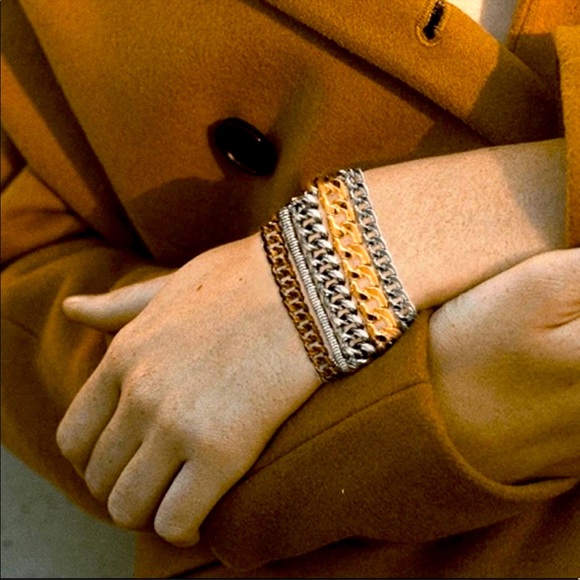 Chainlink cuff bracelet - Picture 7 of 10